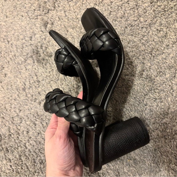 A New Day Women's Double Braided Sandals - Black and Tan - Picture 9 of 10